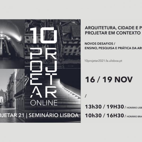 Conferência 10.º projetar 21, de 16 a 19 de novembro, online