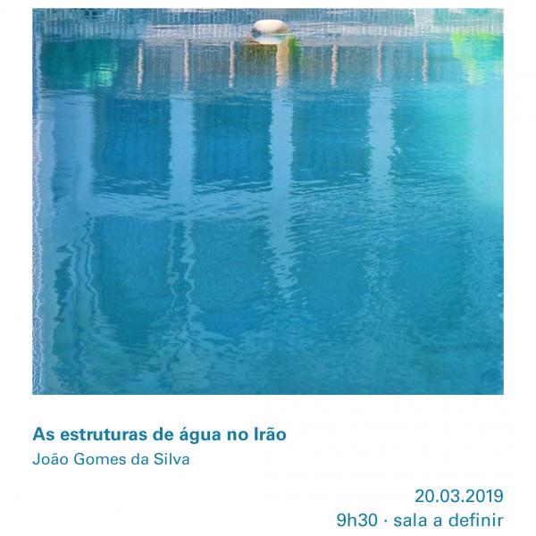 Conferência As estruturas de água no Irão