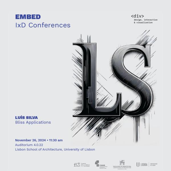 Conferência do designer Luís Silva (Bliss Applications)