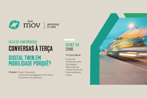Conferência REDEMOV: “Digital Twin em Mobilidade Porquê?”
