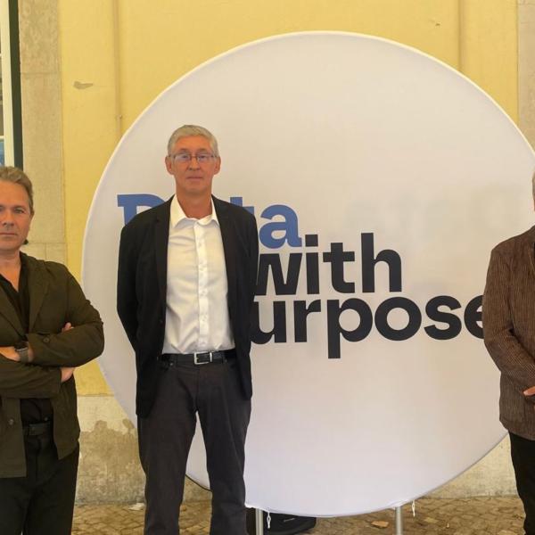 Professores Jorge Mealha, Nuno Montenegro e Hugo Farias participaram do evento Construir o Futuro do Ensino: Desafios e Oportunidades