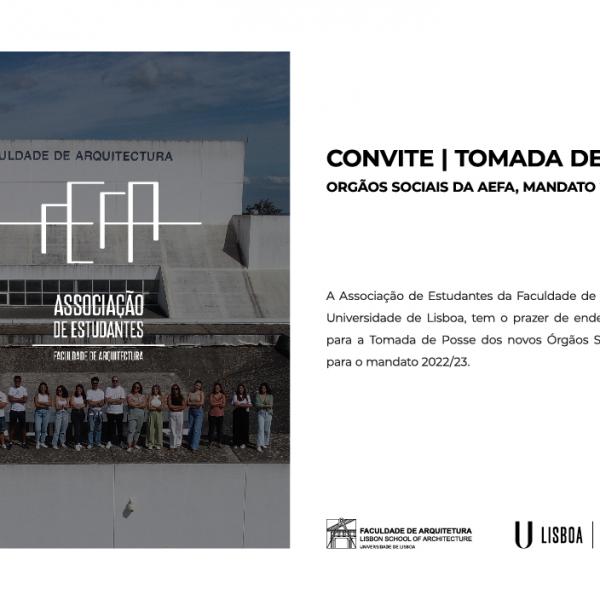 Convite | Tomada de posse - Orgãos Sociais da AEFA, mandato 2022/23