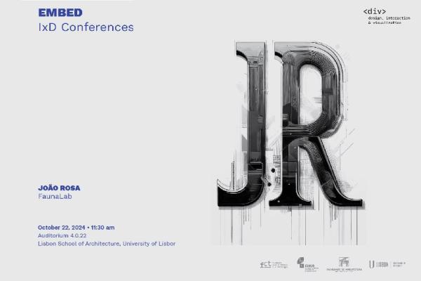Designer João Rosa é o primeiro convidado do ciclo de conferências EMBED 