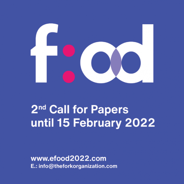 E:FOOD - 2nd CALL FOR PAPERS & CALL FOR PROJECTS 