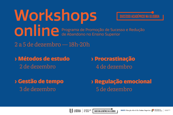 Edição Online dos Workshops da ULisboa