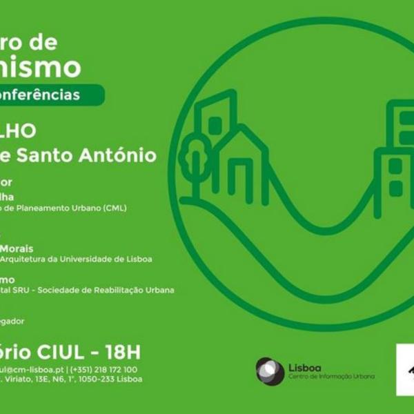 Encontro de Urbanismo no CIUL, dia 6 de julho, 18h, com a participação do Professor João Sousa Morais 