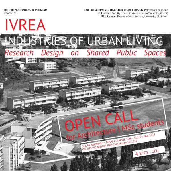 Erasmus+ BIP IVREA - INDUSTRIES OF URBAN LIVING