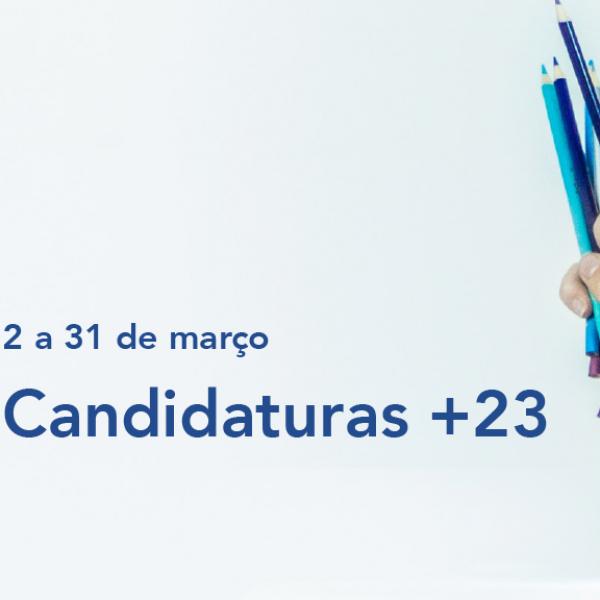 Estão Abertas as Candidaturas +23 anos