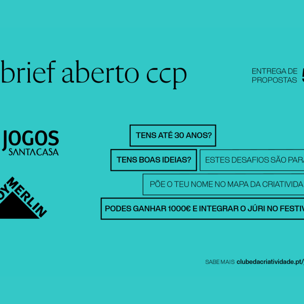 Estão lançados os Briefs Abertos CCP 2023 dirigidos a estudantes e profissionais dos 18 aos 30 anos