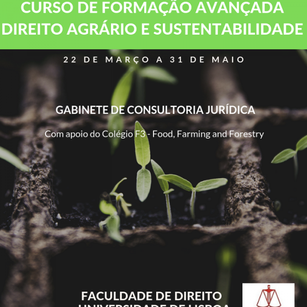 Formação Avançada em Direito Agrário e Sustentabilidade