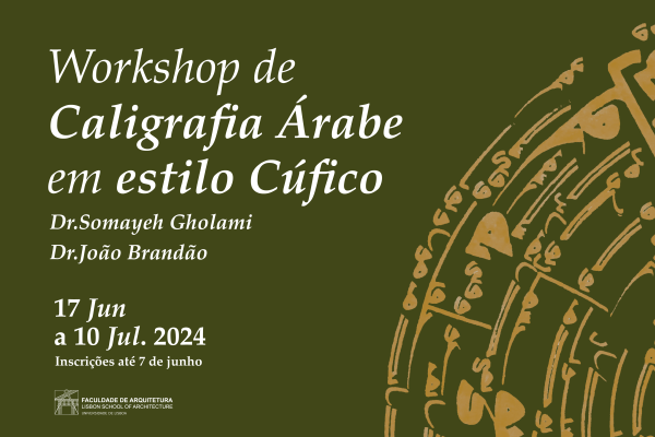 Inscrições abertas para o Workshop de Caligrafia Árabe em estilo Cúfico