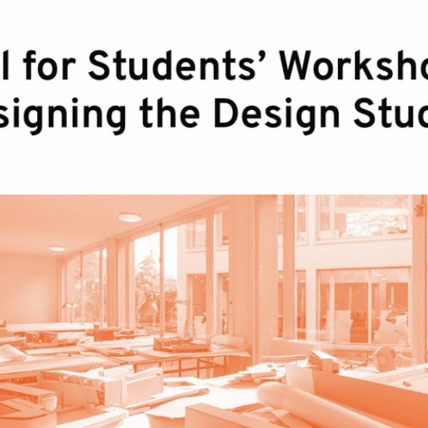 Inscrições abertas para o workshop “Designing the Design Studio”