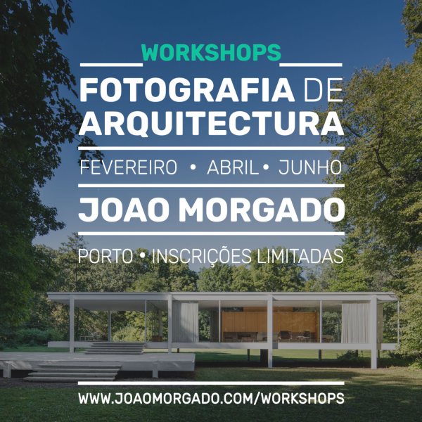 Inscrições abertas: Workshop de Fotografia de Arquitetura