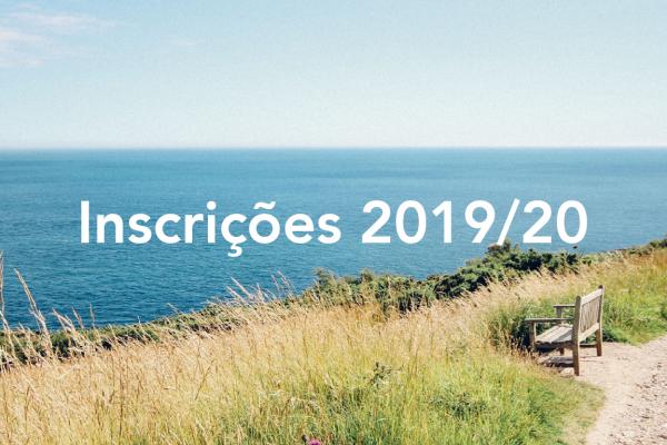 Inscrições para o ano letivo 2019/20