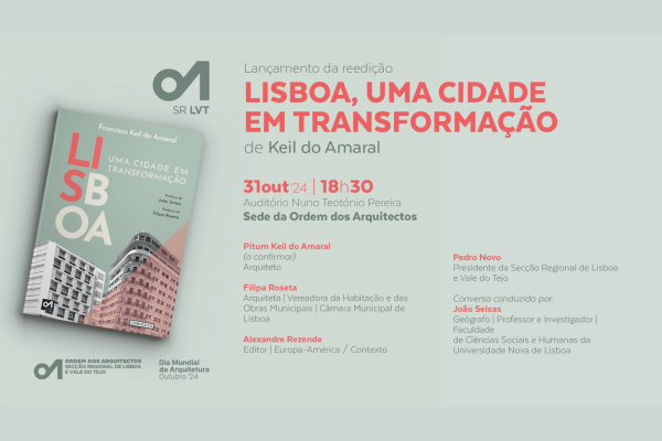  Lançamento da reedição do livro “Lisboa, uma Cidade em Transformação”