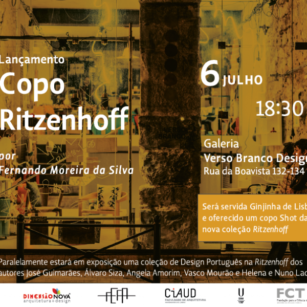 Lançamento do Copo Ritzenhoff pelo professor Fernando Moreira da Silva