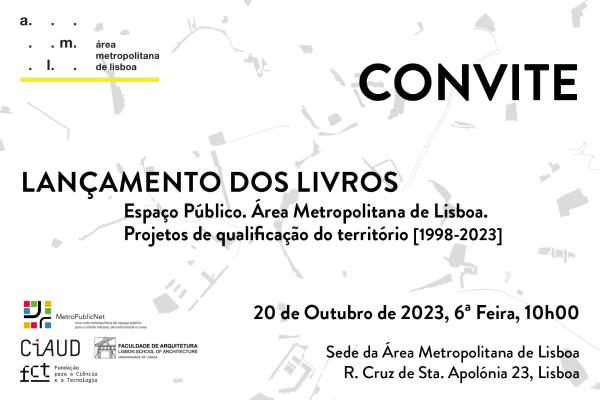 Lançamento de 3 livros da Equipa MetroPublicNet, dia 20 de Outubro, sede da AML, 10h