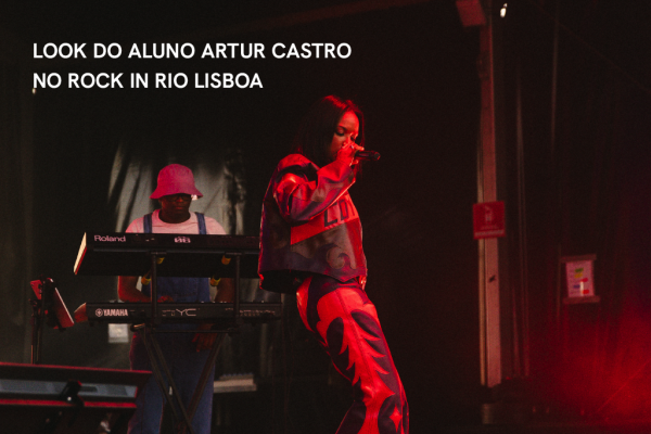 Look do aluno Artur Castro no Rock in Rio Lisboa 2024