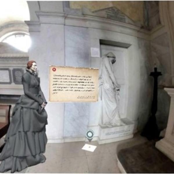 Mariana Sousa, ex-aluna FA.ULisboa, criou uma visita virtual no cemitério dos prazeres