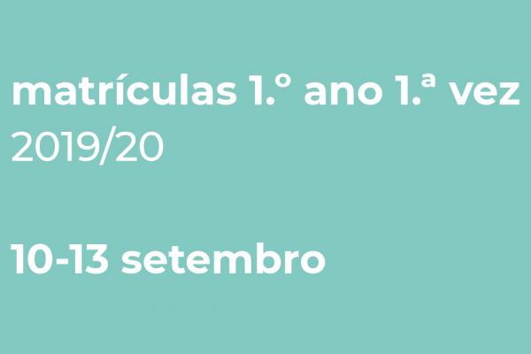 Matrículas 2019/2020