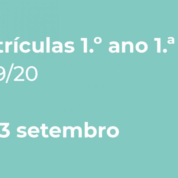 Matrículas 2019/2020