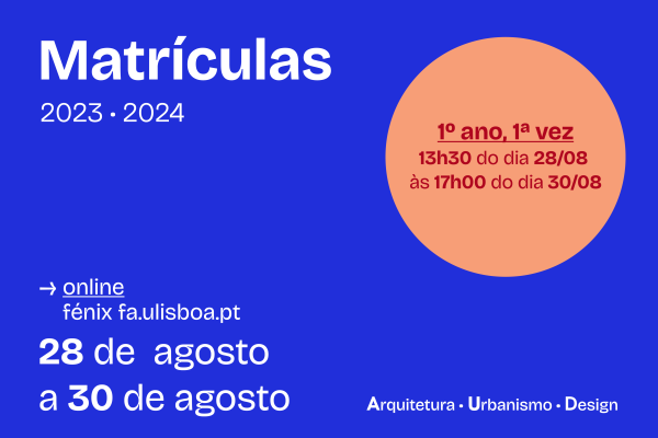 Matrículas/inscrições para os estudantes colocados pelo Concurso Nacional de Acesso ao Ensino Superior – 2023/24