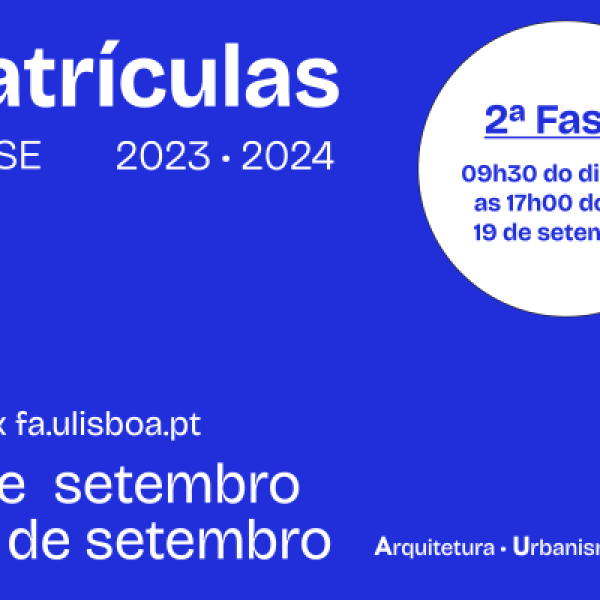 Matrículas/inscrições para os estudantes colocados pelo Concurso Nacional de Acesso ao Ensino Superior – 2023/24 (2.ª FASE)