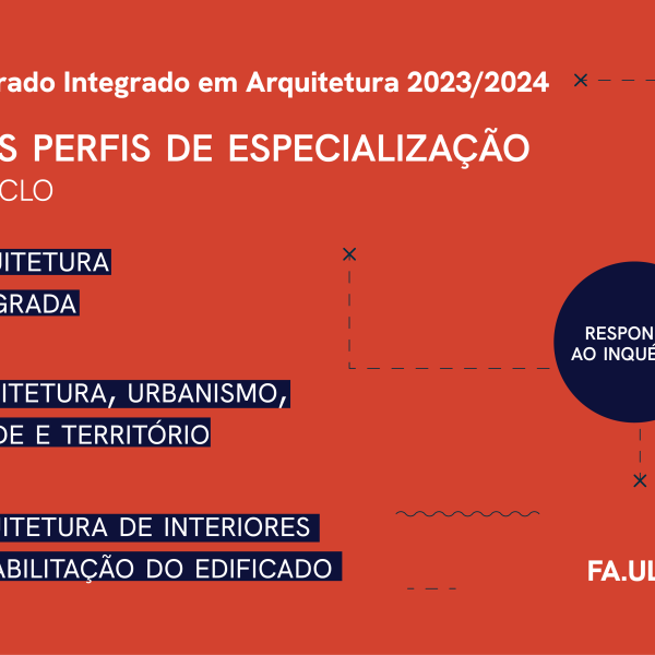 Mestrado Integrado em Arquitetura | Escolha do Perfil de Especialidade (Estudantes 3.º ano) 