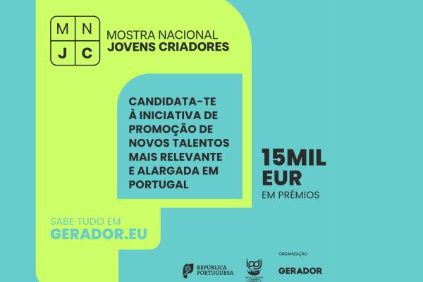 Mostra Nacional Jovens Criadores (MNJC), candidaturas até 6 de setembro