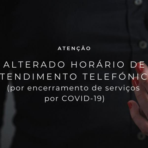 Alargado o horário de atendimento telefónico em plano de contingência