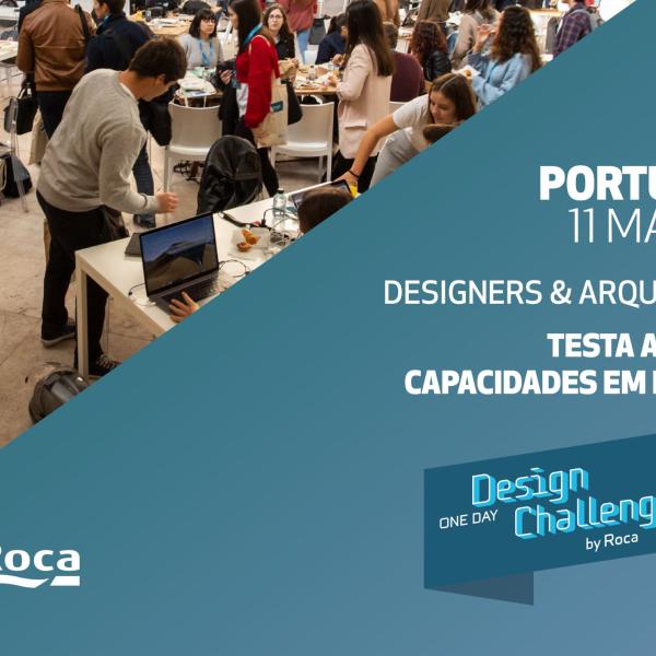 O Roca One Day Design Challenge realiza-se este ano na FA.ULisboa, a 11 de março