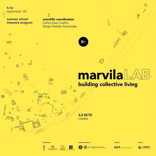 Open Call para a Summer School Intensive Workshop”MARVILA LAB: building collective living” que se realiza de 5 a 16 de setembro em Lisboa, Marvila