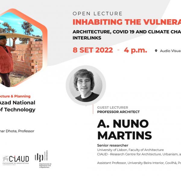 Open Lecture com o Investigador do CIAUD, Nuno Martins