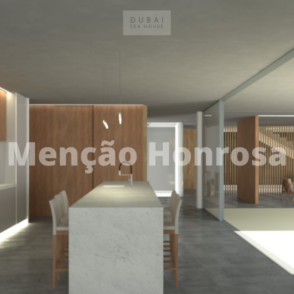 Os alumni Inês Lopes e Emanuel Henriques ganharam uma menção honrosa no concurso Dubai Sea House do YAC- young architects competitions