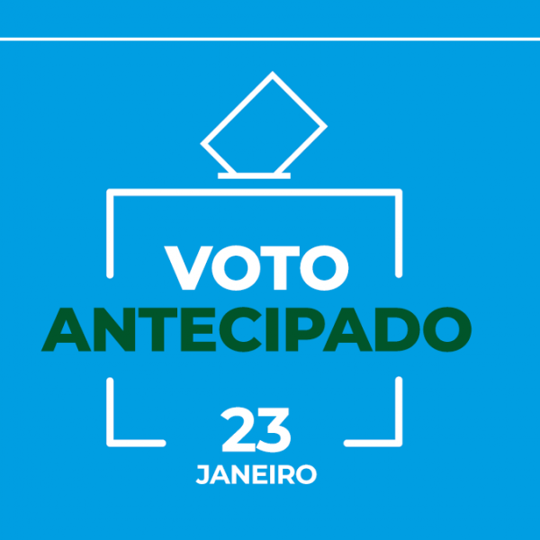 Para teres acesso ao voto antecipado (23 de janeiro), inscrições de 16 a 20 janeiro