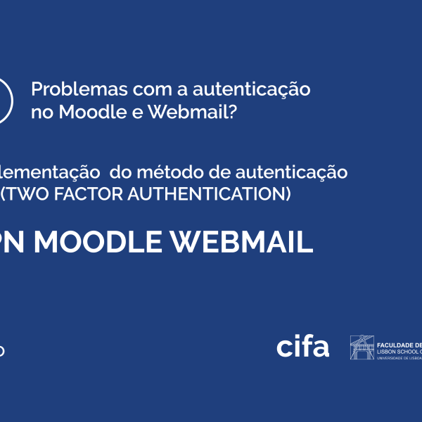 Problemas com a autenticação de dois fatores? VPN MOODLE WEBMAIL