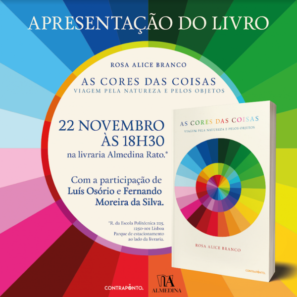 Professor Fernando Moreira da Silva participa no lançamento do livro As cores das coisas - Viagem pela natureza dos objetos
