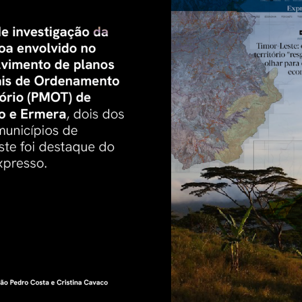 Projeto de investigação da FA.ULisboa em destaque no Jornal Expresso