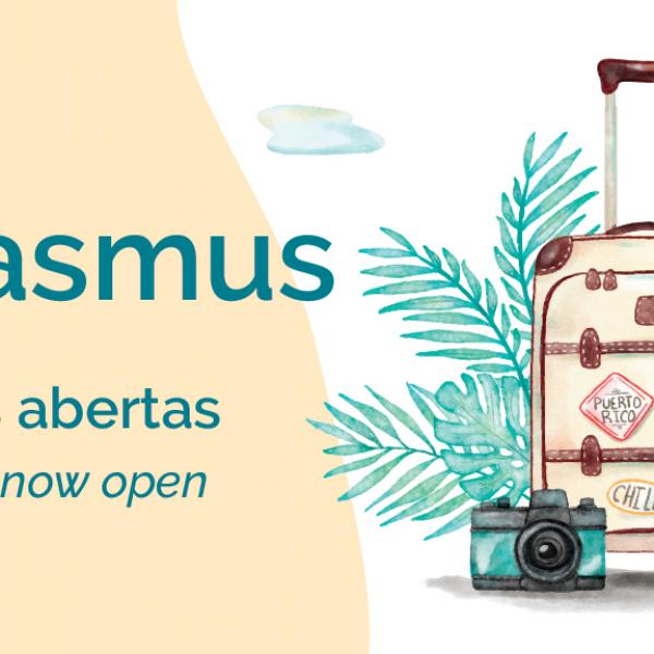 Queres ir de Erasmus? A 2.ª Fase de candidatura está aberta de 18 a 25 de março
