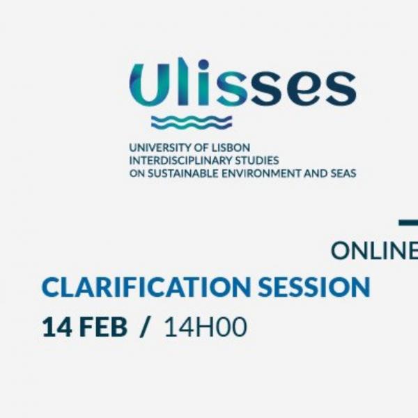 Sessão de Esclarecimentos em relação ao Projeto ulisses, dia 14 de fevereiro, às 14h (online)