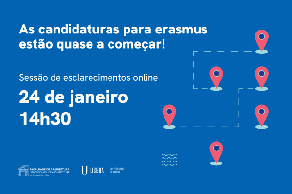 Sessão Informativa sobre Mobilidades, dia 24 de janeiro, pelas 14h30, via zoom