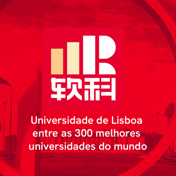 ULisboa entre as 300 melhores universidades do mundo