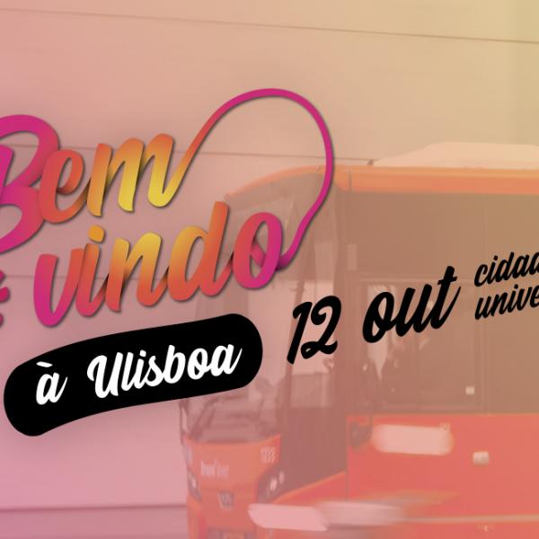 Vai à sessão de boas-vindas nos autocarros que estão disponíveis para o efeito, dia 12 outubro, 14h, junto à rotunda