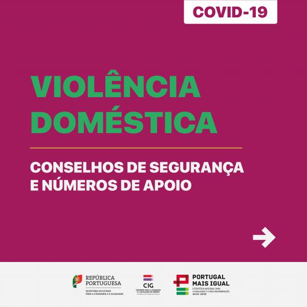 Violência Doméstica - Conselhos de Segurança e Números de apoio