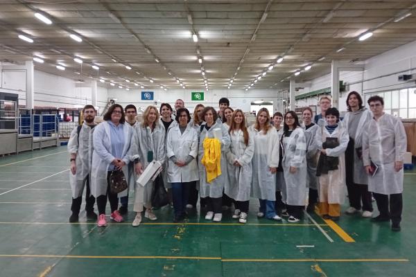 Visita de estudo do 3º ano da Licenciatura em Design, no âmbito da disciplina Tecnologias e Práticas Oficinais