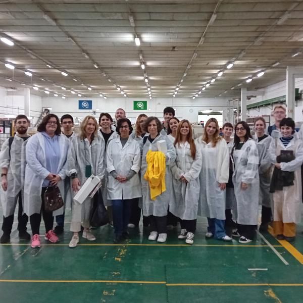Visita de estudo do 3º ano da Licenciatura em Design, no âmbito da disciplina Tecnologias e Práticas Oficinais