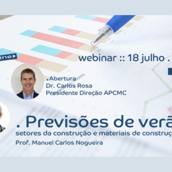 Webinar: Previsões de verão (setores da construção)